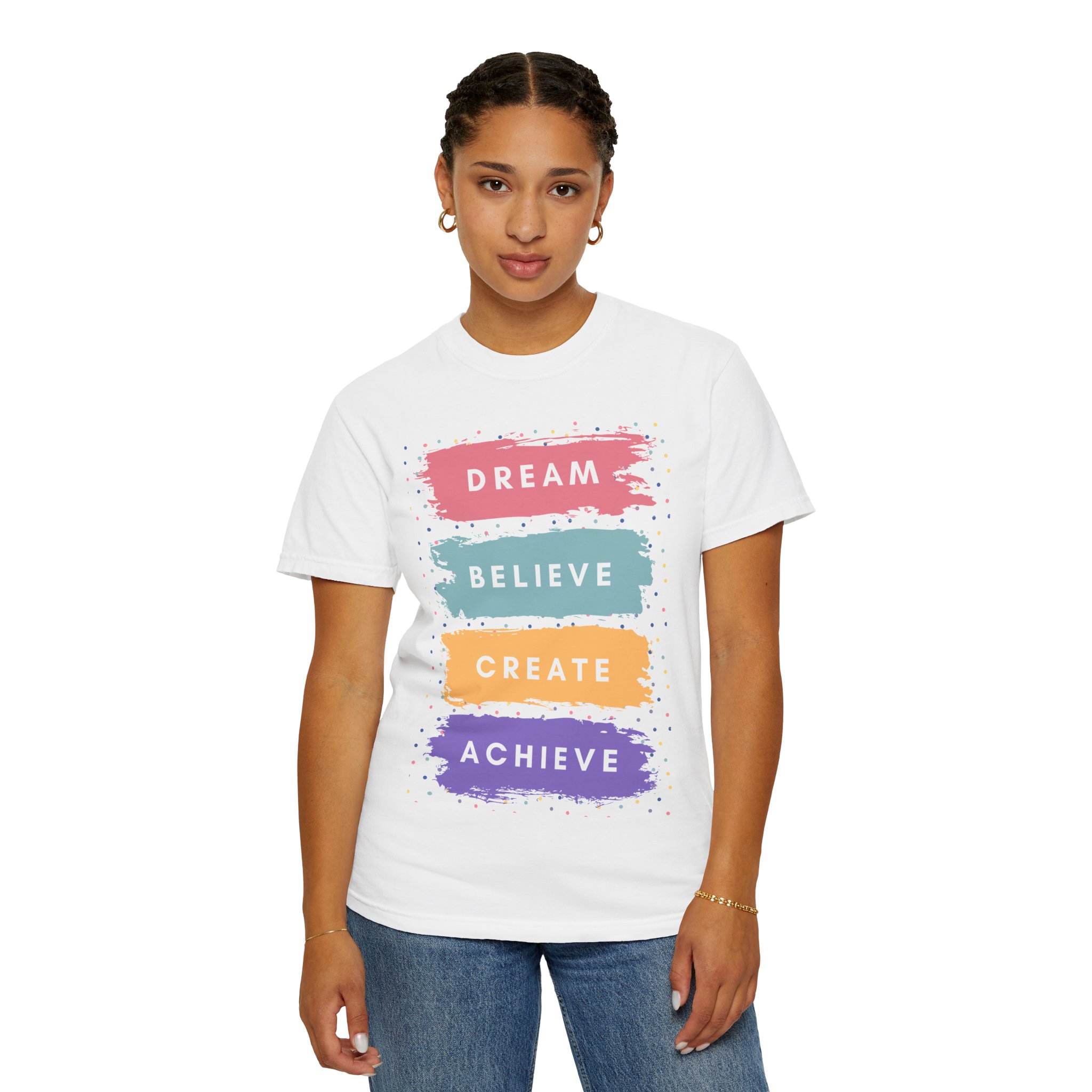 dream believe create achieve t shirt