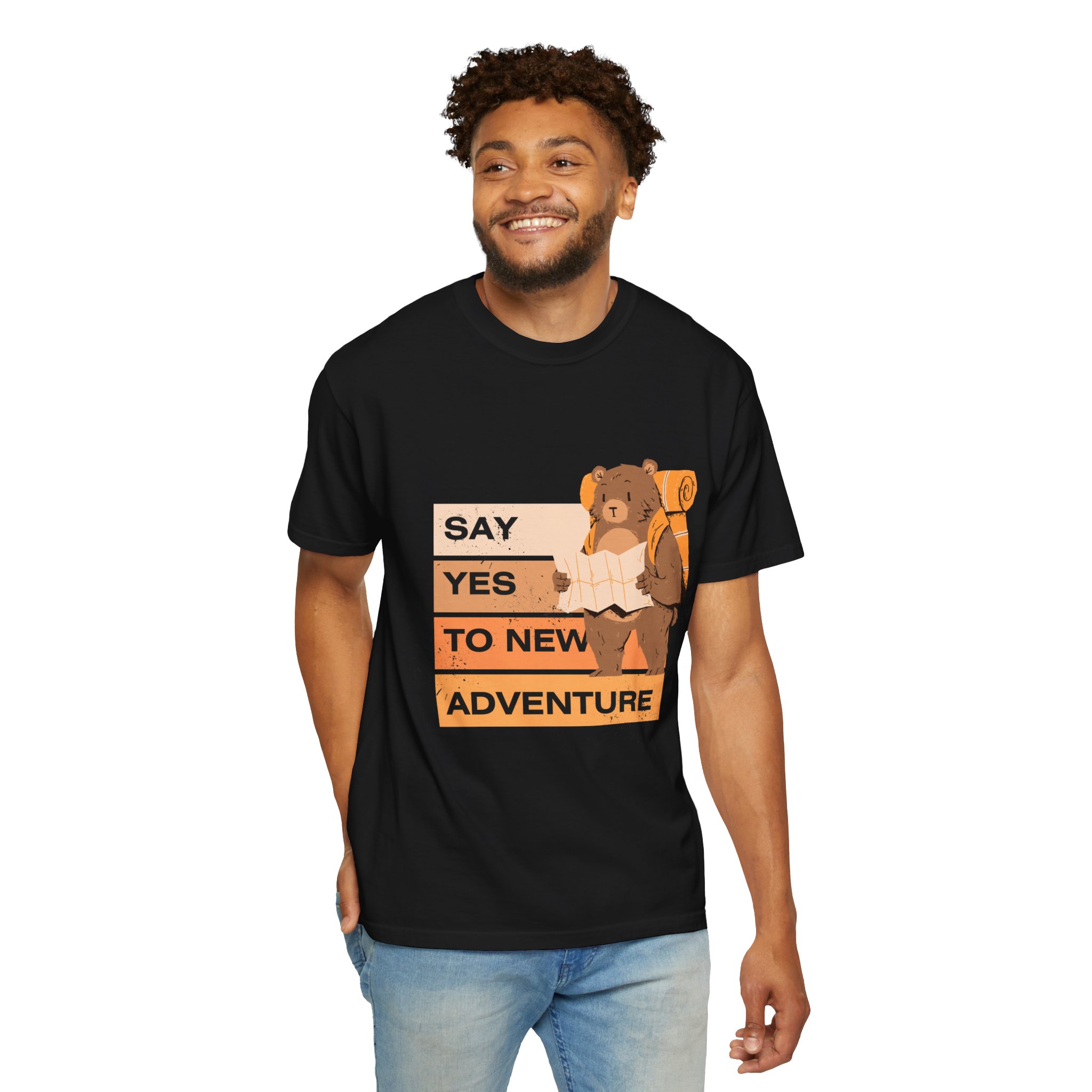 adventure bear t shirt — graphic tee